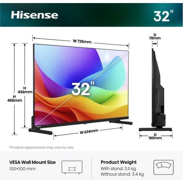 Фото - Телевизор Hisense 32A5S